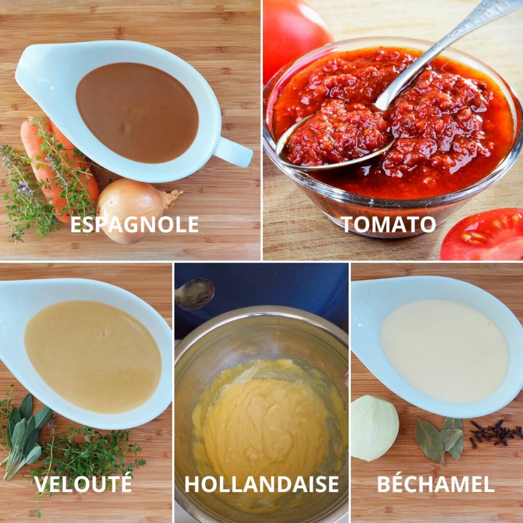 The 5 Mother Sauces And Their Derivatives