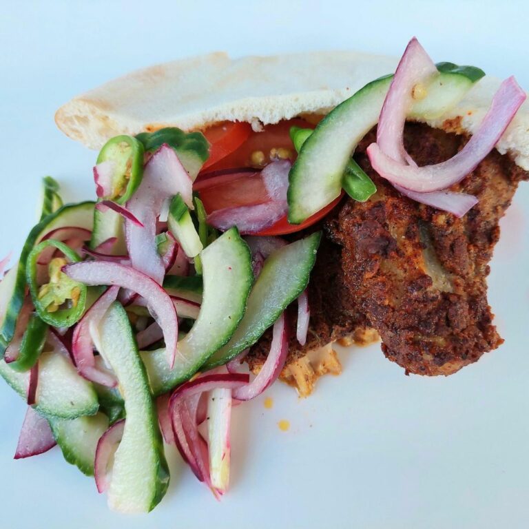 Pork Belly With Quick Pickled Cucumbers