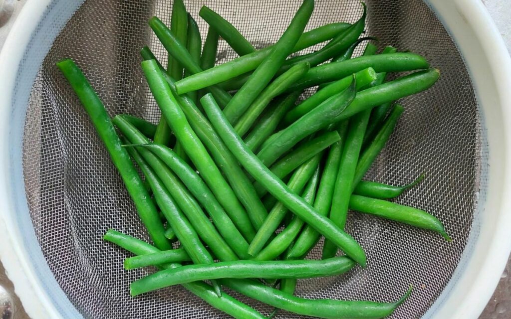 Blanched Green French Beans