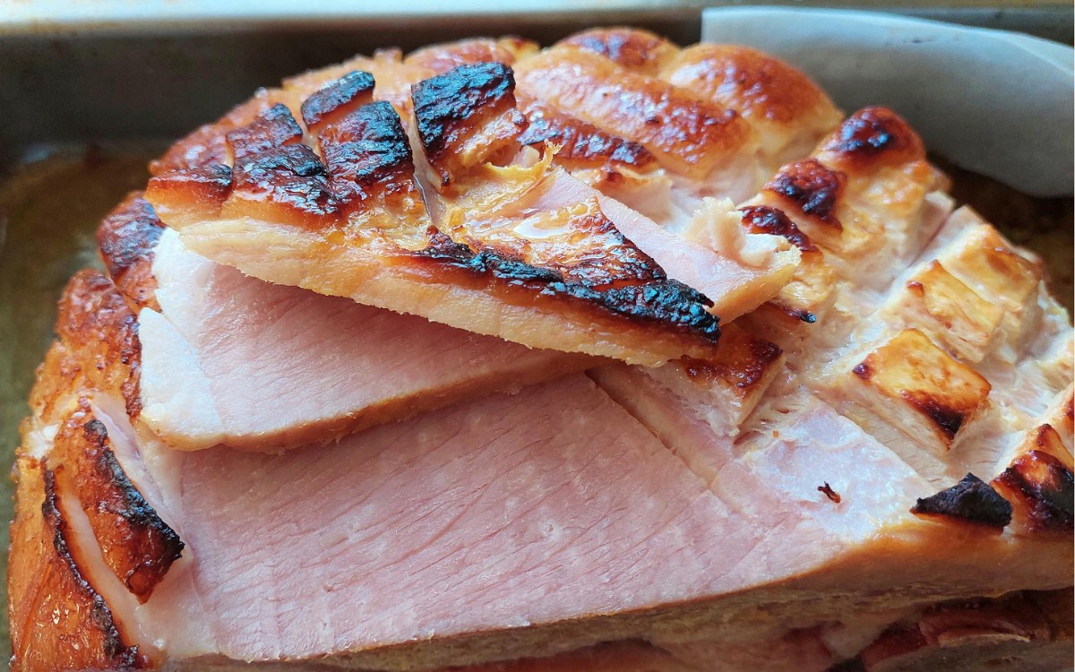Carving The Convection Oven Baked Ham
