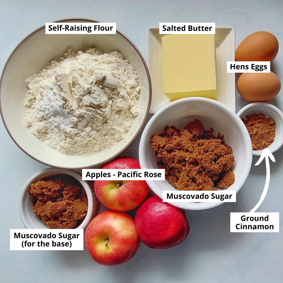 Apple Upside Down Cake Ingredients