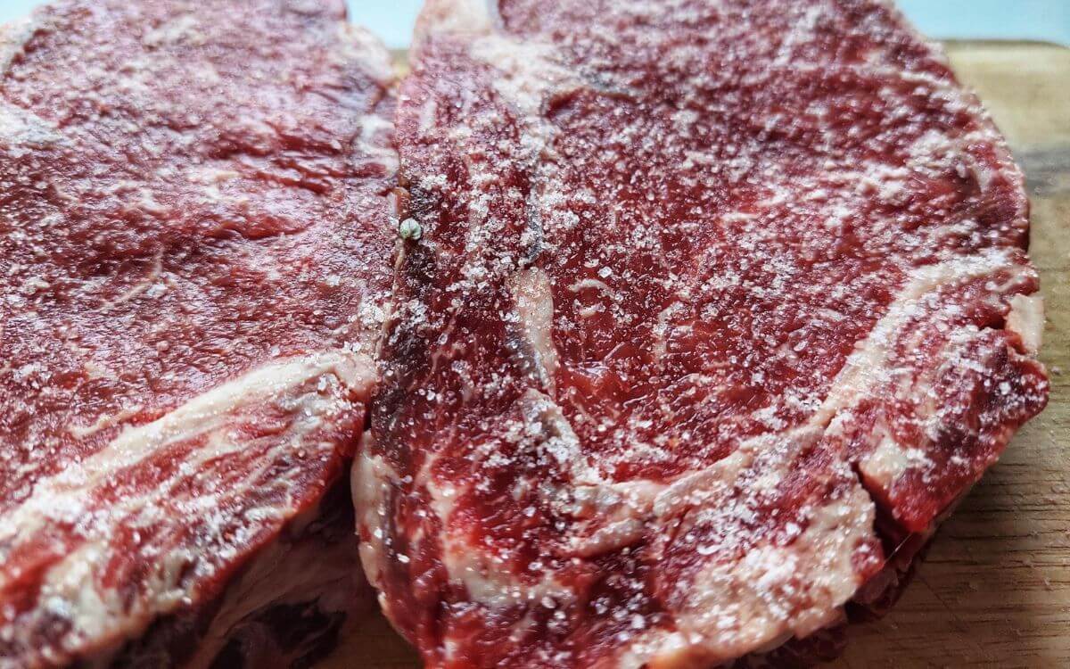 Seasoned Beef Ribeye Steak