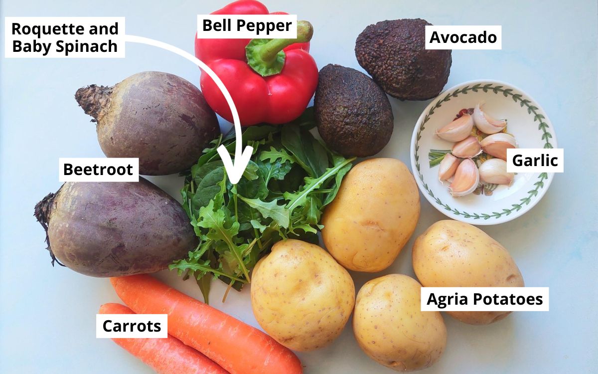 Ingredients For Our Simple Rump Steak Salad
